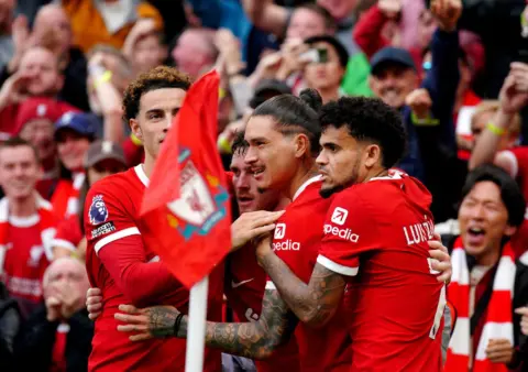 Darwin Nunez on target again as Liverpool topple West Ham at Anfield