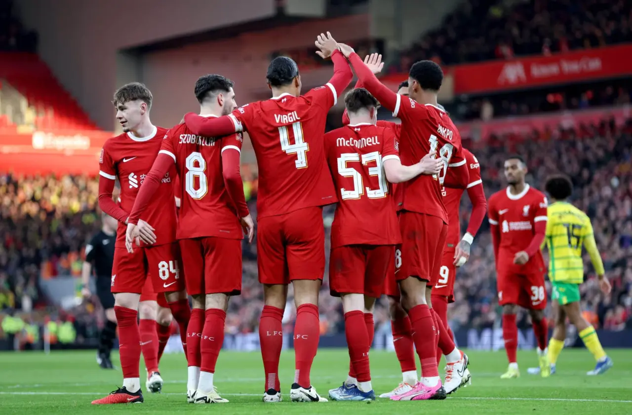 Liverpool V Norwich City Emirates Fa Cup Fourth Round 1