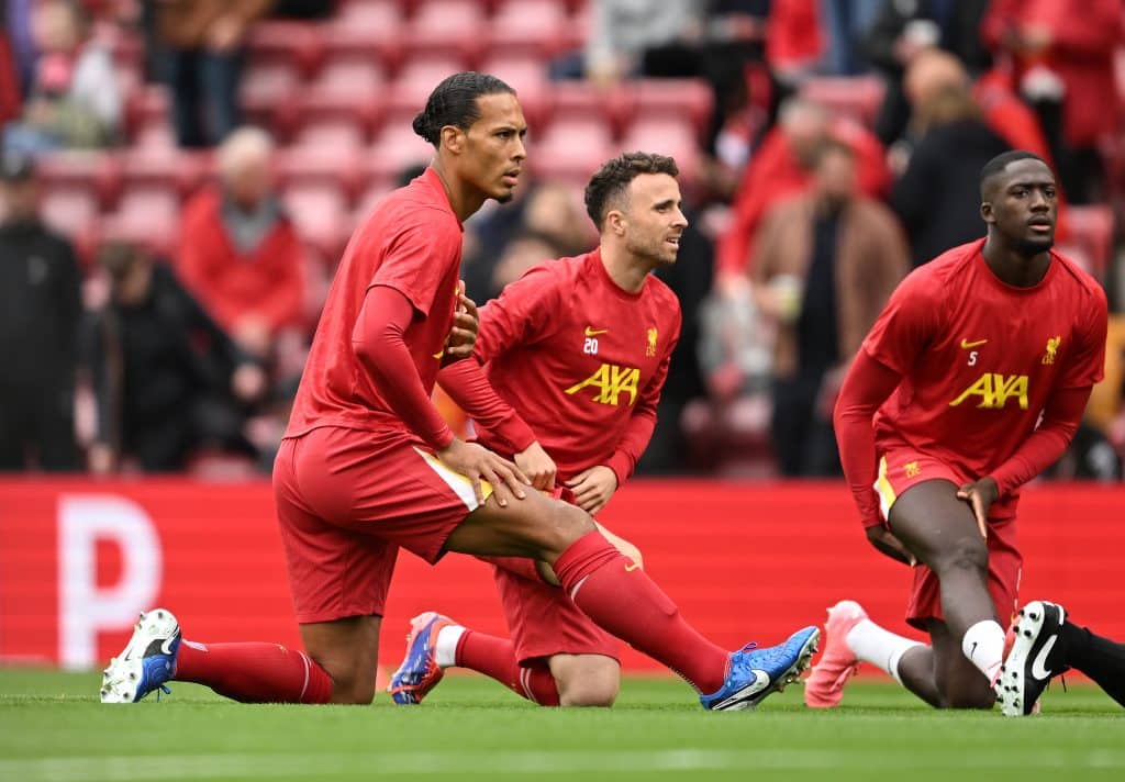 Confirmed Lineups: Liverpool vs Brentford