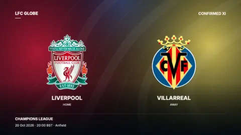 Liverpool confirmed line-up vs Villarreal as Trey Nyoni and Lewis Koumas start